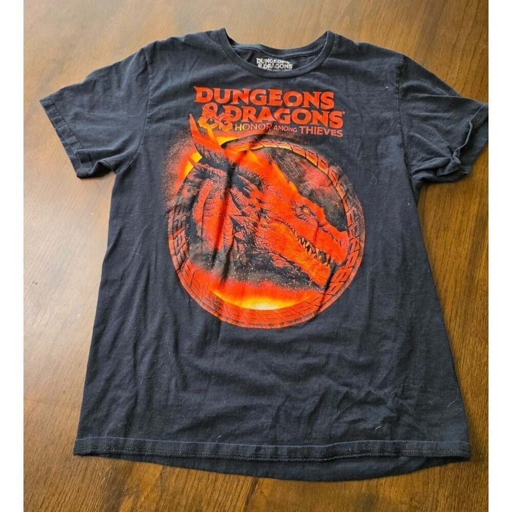 Dungeons & Dragons Black Short Sleeve‎ Shirt Honor Among Thieves Tee Mens M